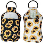 4 Piece Hand Sanitizer Bottle Holder Keyring Neoprene Keychain - Image 3