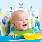 12 Pack Terry Drool Cotton Bibs, Unisex Baby Bibs - Image 4