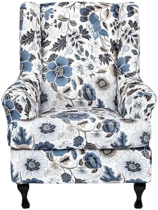 CRFATOP Wingback Chair Covers Wing Armchair Slipcovers by CRFATOP