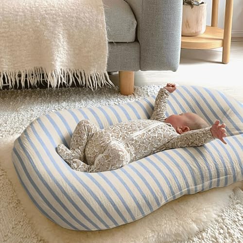 guruixu Muslin Baby Lounger Cover 2 Pack, 100% Cotton Soft & Breathable Infant - Image 4