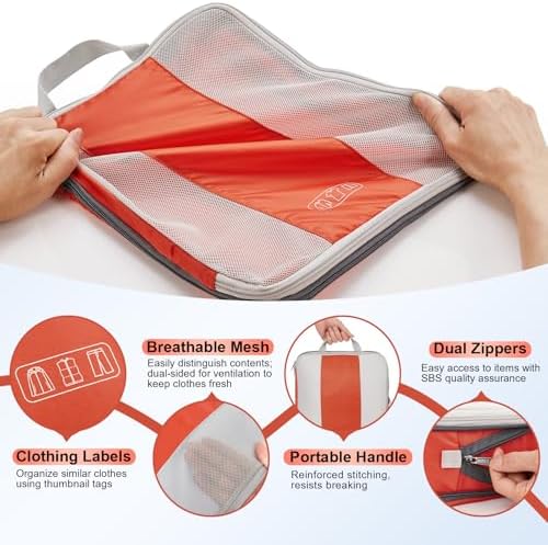 OlarHike 10 Set Compression Packing Cubes - Image 6