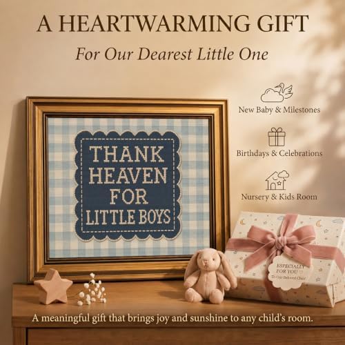 Vintage Gold Framed Vintage Nursery Wall Art Baby Boy Nursery Wall Art - Image 5