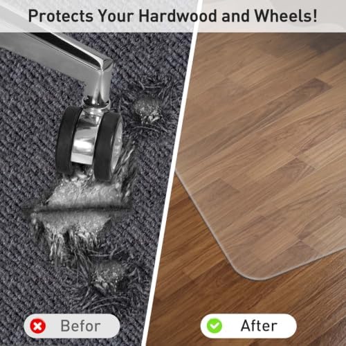 PHOUZIN Clear Chair mat for Hardwood Floor - Image 7