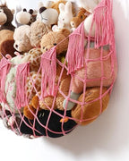 Boho Stuffed Animal Hammock, Falt Wall or Corner Hanging - Image 4
