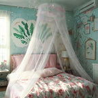 Lace Bed Canopy Mosquito Netting, Princess Bed Canopy by Eimilaly