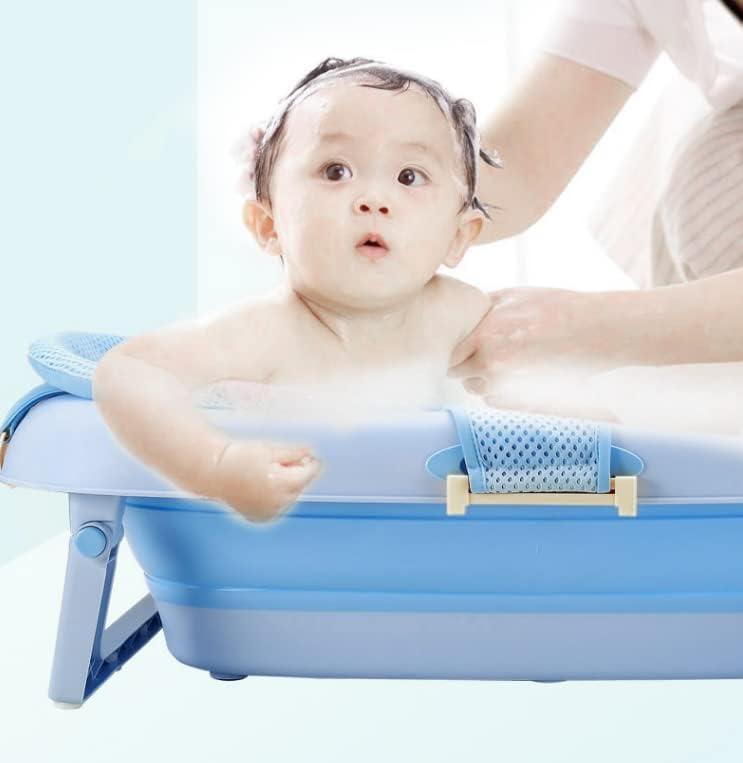 Adjustable Baby Bath Support Mesh Sling Non-Slip Infant Bathtub Shower Net - Image 6