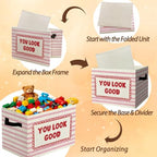 Positive Affirmation Nursery Storage Bins Box - Image 6
