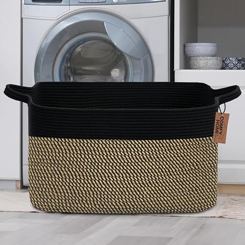 COMFY-HOMI Large Rectangular Blanket, Cotton Rope Woven - Image 3