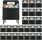 24 Pack Chair Pockets for Classrooms, 16 x 19 inch Pocket Chart Back of Chair by Unknown