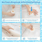 UNEEDE Inflatable Baby Bathtub, Portable Baby Tub - Image 4