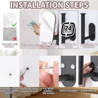 Yagoo 6 Pcs Adhesive Curtain Holdbacks, Screw-in Curtain Tiebacks - Image 6