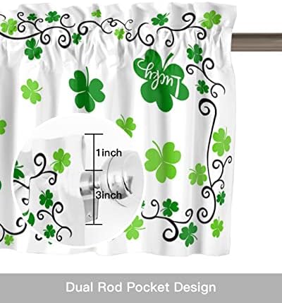 St. Patrick's Day Valances Kitchen Curtains - Image 6