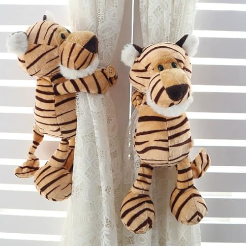 1 Pair Cute Animal Curtain Tiebacks Holdbacks Buckle Hook Fastener Cartoon - Image 2