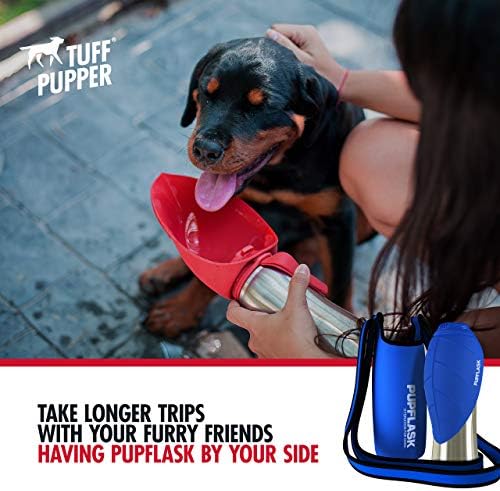 Tuff Pupper PupFlask Insulated Neoprene Dog Water Bottle Holder Sling - Image 3