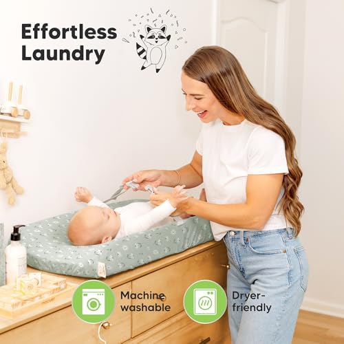 2-Pack Organic Changing Pad Covers - Image 6