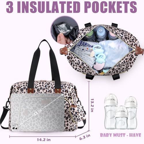 Tuwubi Diaper Bag Tote, Baby Diaper Bag - Image 4