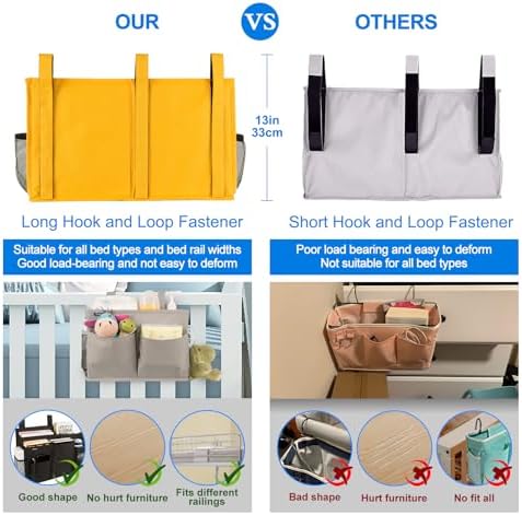 Surblue Caddy Hanging Organizer Bedside Storage Bag - Image 4