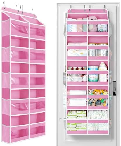 Yecaye 5-Tier Over The Door Organizer Dual-Column, 80lbs Load Stuffed Animal by Yecaye