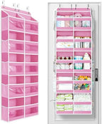 Yecaye 5-Tier Over The Door Organizer Dual-Column, 80lbs Load Stuffed Animal by Yecaye