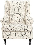 CRFATOP Wingback Chair Covers Stretch Armchair Slipcovers by CRFATOP