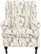 CRFATOP Wingback Chair Covers Stretch Armchair Slipcovers by CRFATOP