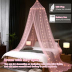 Bed Canopy with Lights, Bed Canopy - Image 2