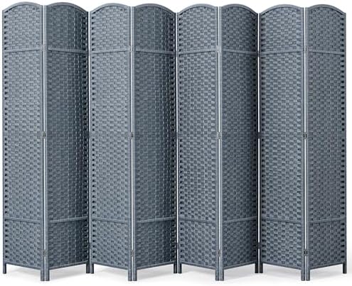 JOSTYLE Outdoor Privacy Screen 8-Panel Folding Room Divider Space Partition by Jostyle