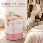 Laundry Hamper, Cotton Rope Laundry Basket - Image 4