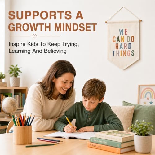 We Can Do Hard Things Classroom Signs, Positive Affirmation Classroom Decor - Image 6