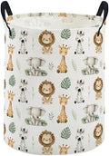 ESSME Animal Laundry Basket, Cute Hamper Collapsible Canvas Waterproof Storage by ESSME
