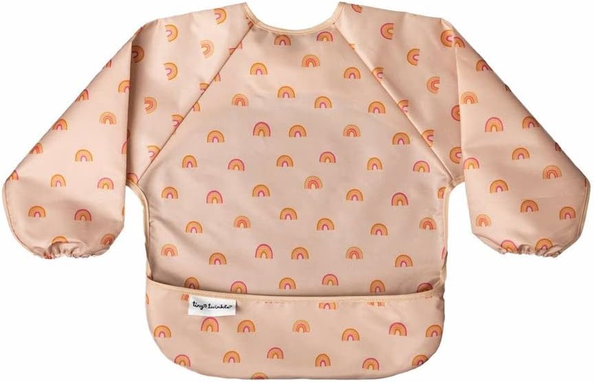 Tiny Twinkle Long Sleeve Bib for Babies & Toddlers | Waterproof Smock Bib for - Image 4