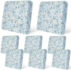 8Pcs Patio Cushion Covers Stretch Outdoor Furniture Protector Slipcovers by pickyNproud