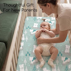 3 Pack Baby Crib Sheets for Boys Girls 52x28 Fitted Crib Sheet - Image 2