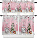 Vandarllin Christmas Gnome Kitchen Curtains and Valances Set, Winter Merry by VandarllinHomeKitchenDecor