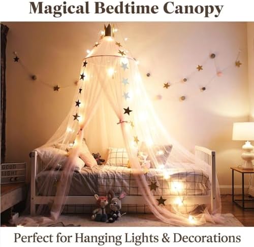 Baby Mosquitos Net Canopy, Elegant Color Home Mesh Netting, Bed Curtains - Image 4