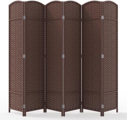 JOSTYLE Outdoor Privacy Screen 6-Panel Folding Room Divider Space Partition by Jostyle