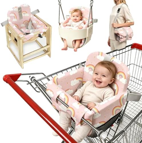 Padded Shopping Cart Cover for Baby，Baby High Chair Cover Restaurant by Unknown