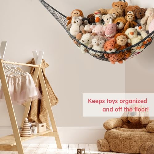 Stuffed Animal Storage Hammock Net Corner - Image 4