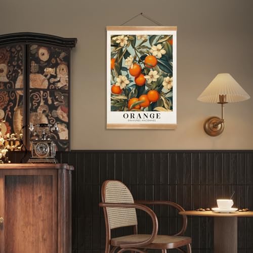 ZTGDA Farmhouse Orange Wall Art, Vintage Botanical Fruit Poster, French Style - Image 6