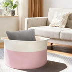 MEGASKET Pink Storage Baskets for Organizing, Large Toy Basket, Soft Pink - Image 5