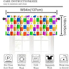 Colourful Crayon Valance Curtain - Image 3