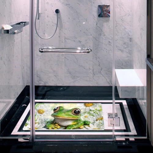 Non Slip Bathtub and Shower Mat 26.8x15.1 inch, Bath Mat - Image 6