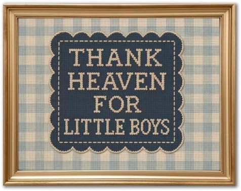Vintage Nursery Wall Art Thank Heaven by Unknown