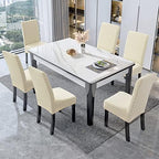 Genina Waterproof Dining Chair Covers Set of 2 Parsons Chair Slipcovers - Image 6