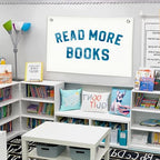Lacama Reading Nook Decor Read More Books Banner - Image 3
