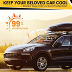 Car Windshield Sun Shade Foldable UV Reflector Front Window Animal Sunshade - Image 2