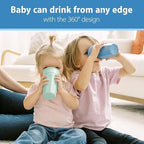 Dr. Brown's Milestones Cheers360 Spoutless Cup, Aqua & Blue - Image 2