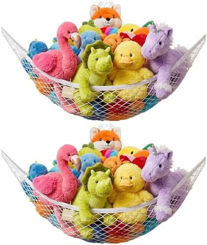 Lazebox Stuffed Animal Net Hammock by Lazebox