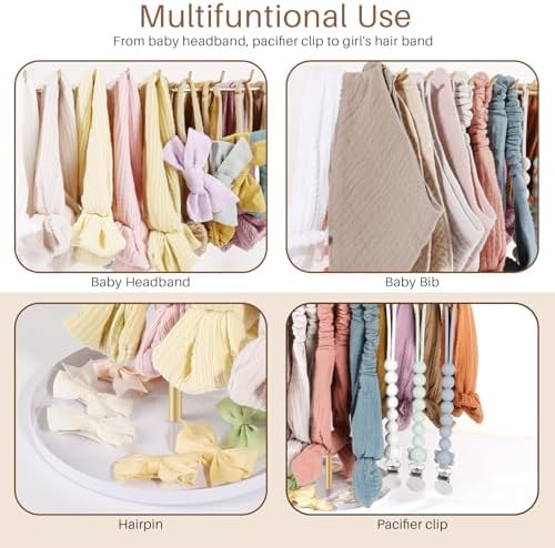 POVETIRE Baby Headband Holder Hair Bow Organizer - Image 4