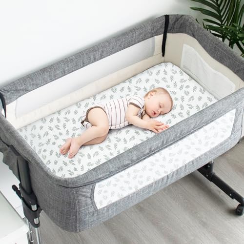 Baby Bassinet Sheets 4 Pack Compatible - Image 4